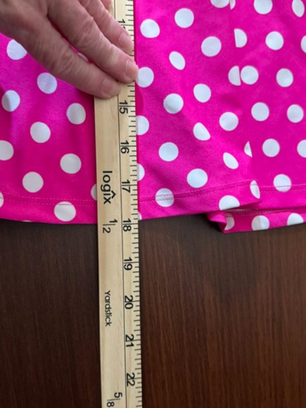 Crown & Ivy Pink White Polka Dot Peplum Tankini Top Bandeau L NWOT - Picture 5 of 6